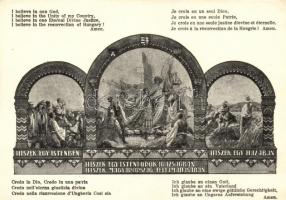 4 db RÉGI használatlan motívumlap; Irredenta / 4 old unused motive cards; irredenta