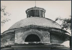 cca 1970 Balatonfüred, kerek templom, 18x24 cm