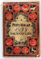 1933 A Pesti Hírlap 1933 évi naptára. 9. kötet. Bp., Légrády Testvérek. Illusztrált kiadói papír kötésben. Sok képpel, érdekes információkkal teli kiadvány.