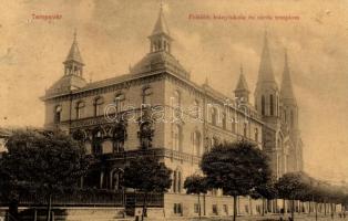 Temesvár, Felsőbb leányiskola és zárda / girls school (EB)