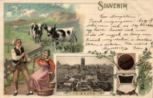 1899 Fribourg; Suchard advertisement litho (r)