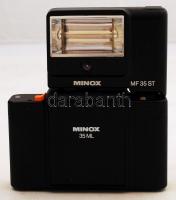 1975 Minox Special edition fényképezőgép eredeti dobozában, hozzá tartozó vakuval, leírással, hibátlan állapotban / Minox spy camera in original box with flash, with German description