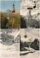 40 db MODERN német, osztrák, csehszlovák sífelvonók / 40 modern German, Austrian and Czechoslovakian...