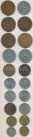 Nagy-Britannia 1921-1980. 1/2p-10p 20db fémpénz T:vegyes Great Britain 1921-1980. 1/2 Penny - 10 Penny 20pcs of metal coins C:mixed