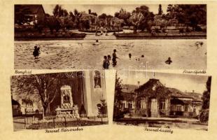 10 db RÉGI használatlan fekete-fehér magyar városképes lap; / 10 old unused black and white Hungarian town-view postcards