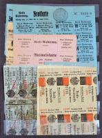 Német Birodalom 1917-1918. 7db kenyérjegy T:II-III German Empire 1917-1918. 7pcs of bread coupons C:XF-F