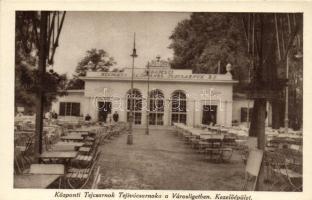 Budapest XIV. Városliget, a Központi Tejcsarnok Tejivó csarnoka, kezelőépület