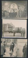 cca 1954-58 Egy magyar diáklány emlékei Szovjetunióból, szocreál fotók, 6db, cca 13x9cm