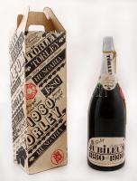 1980 Törley Jubileumi pezsgő, bontatatlan csomagolásban, eredeti dobozában, 1,5 l