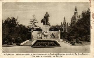 Budapest XIV. Városliget, Bartha szobor (EB)