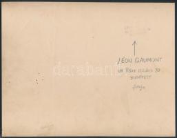 cca 1940 Léon Gaumont: Filmfotó, jelzett,  19x25cm