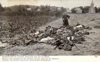 Harnachement de cavalerie Allemande pris par les Belges / Harness and trappings of the German cavalry taken by the Belgians