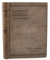Jahrbuch des Schweizer Alpenclub.1911.  Bern, 1912. Schweizer Alpenclub. Egészvászon kötésben, szép állapotban. Sok illusztrációval /With many illustrations. In full linen binding