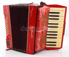 cca 1940 Stark tangóharmonika, működik, jelzett, jó állapotban, eredeti dobozában, 40×32 cm