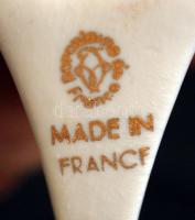 Napóleont ábrázoló francia porcelán asztali dísz, matricás, jelzett, hibátlan, m: 7,5 cm