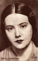 Gaál Franciska; Theater life, Gaál Franciska; Színházi Élet
