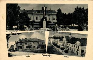 Tornalja, Országzászló, Posta, Fő utca / flag, post, main street (fl)
