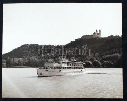 Tihany a Beloiannisz hajóval, jelzetlen fotó, 29x24 cm