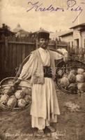 Erdélyi árus / Transylvanian folklore, vegetable seller (EK)