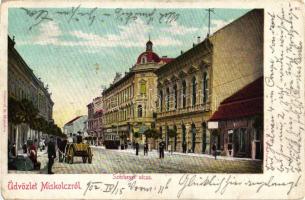 Miskolc, Széchenyi utca, villamos (EK)