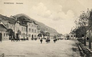 Barcarozsnyó, Rozsnyó, Rosenau; Piac tér / square