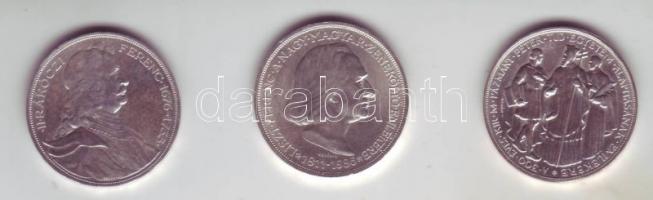 1935. "Pázmány-Liszt-Rákóczi" sor 2P Ag T:2+,2