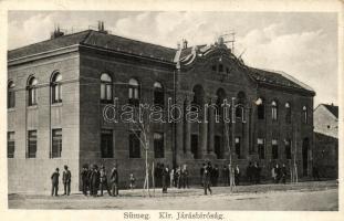 Sümeg, Királyi Járásbíróság