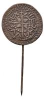 DN "Szent István denár / MÉE" vándorgyűlési fém kitűző, hátlapján sorszámmal T:2