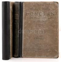 Kiss Ferenc: Rendszeres bonctan 1-2. köt. Szeged, 1941, Szegedi Új Nemzedék Lapvállalat Rt. Erősen kopott félvászon kötésben, egyébként jó állapotban.