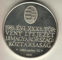 1990. "MÉE-Köztársaság" Ag 36g T:PP
