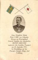 Prinz Carl von Schweden, General Inspektor des schwedischen Roten Kreuzes / Prince Carl, Duke of Västergötland (non PC)