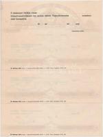 ~1970-1980. "SZÖVOSZ (Szövetkezetek Országos Szövetsége)" kitöltetlen földművesszövetkezet...