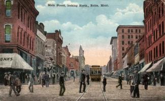 2 db RÉGI amerikai városképes lap; Pittsburgh, Butte / 2 old American town-view postcards; Pittsburg...