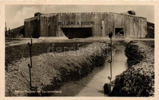 Beton-Bunker im Sudetenland / WWII German military, concrete bunker, So. Stpl