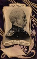 Bismarck, Schichts Seifen / soap advertisement, Emb. Art Nouveau litho (EK)