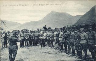 Jenő főherceg az aradi 33-asoknál / Erzh. Eugen bei den 33-ern / Hungarian infantry regiment