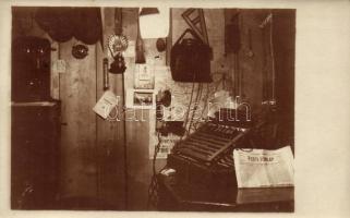 1917 Budapest IV. Egyesült Izzólámpa és Villamossági Rt. (?) telefonközpontja photo