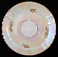 Kahla Ámor teás készlet, matricás, jelzett, apró kopásokkal