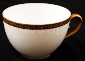 4 db Rosenthal teáscsésze és alj, matricás, jelzett, apró kopással