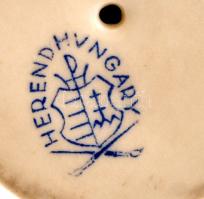 Herendi vörösbegy, kézzel festett, jelzett, hibátlan, m:10 cm