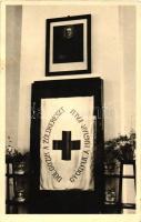 Dolgozik a Zöldkereszt, Gyógyul a magyar falu; Horthy Miklós arcképe / Hungarian Green Cross propaganda, Horty, photo