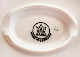 Kahla szószos kiöntő, matricás, jelzett, apró kopással, m:9 cm, h:19 cm