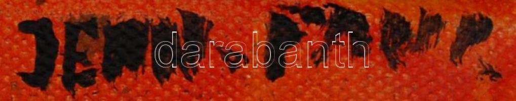 Jean Paul jelzéssel: Arc, olaj, vászon, 40×30 cm