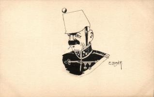 Osztrák tiszt / K.u.K. army, Austrian officer s: Elemér