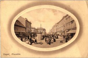 Szeged, Klauzál tér, könyvnyomda, üzletek (EK)