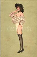 Le premiere voilette s: Raphael Kirchner (wet damage)