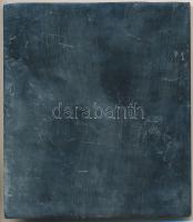 ~1970. "Népi Ellenőrzés" zománcozott, aranyozott fém plakett (90x102mm) T:2