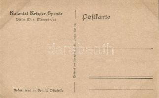 Ustaritreue in Deutsch-Ostafrika; Verlag der Kolonial-Krieger-Spende / colonial war in German East A...