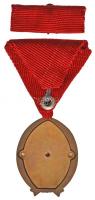 1964. "Munka Érdemrend" bronz fokozata, zománcozott Br kitüntetés mellszalagon, miniatűrre...