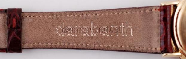 Longines Admiral 5* automatic arany (14K) karóra, jelzett, működik, új bőr szíjjal, szép állapotban,...